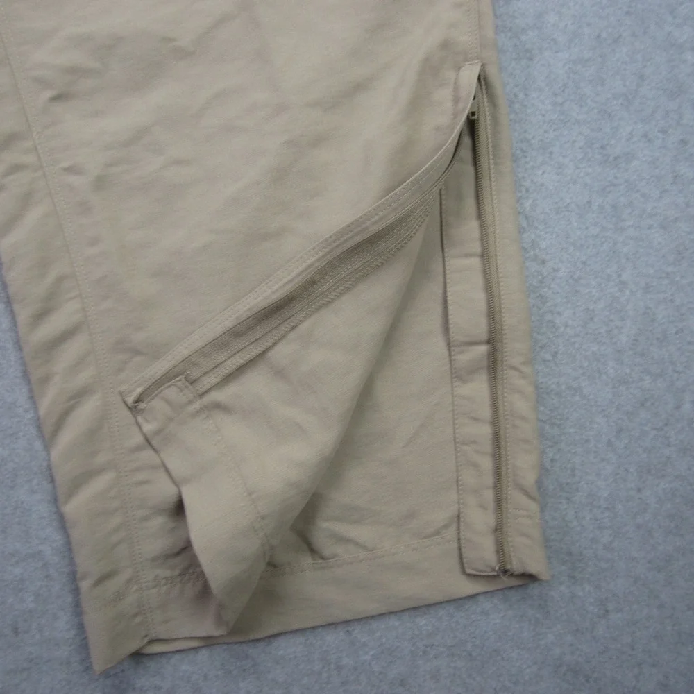 The North Face Pants Mens XXL Khaki Tan Convertible Nylon Zip‎ Ankle Hiking
